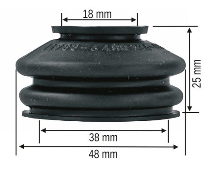Hovedbilde Gummimansjett 48x25mm 10 stk 0691