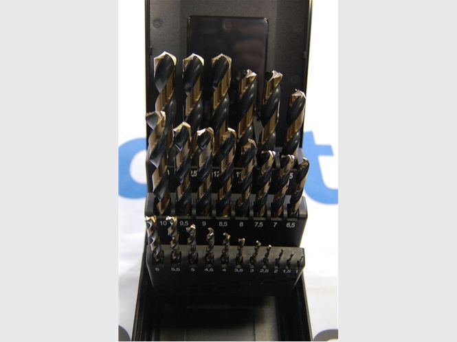Hovedbilde HSS Turbo-G sett 1-13mm 25 deler i plastboks Selvsentr.