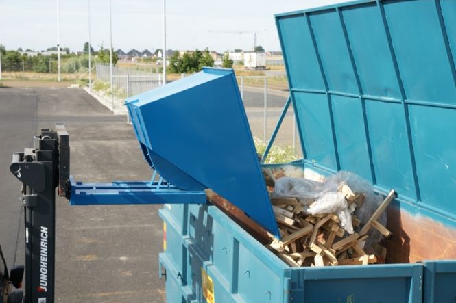 Hovedbilde Tippcontainer Standard 1600L Blå