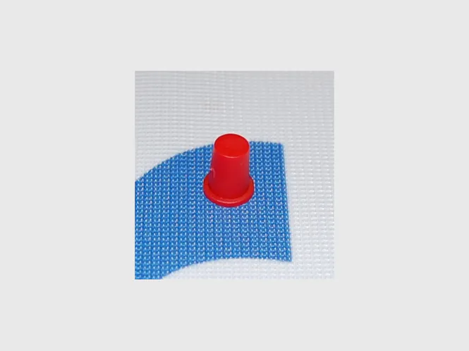 Hovedbilde Plastpropp Rød str 6,8-7,4mm. 50stk 88NA0074A-50