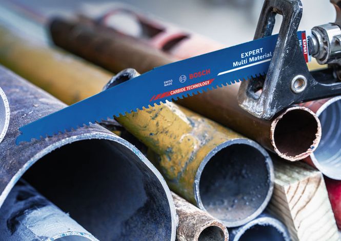 Hovedbilde Bosch EXPERT Multi Material’ S 1256 XHM bajonettsagblad, 10 stk.
