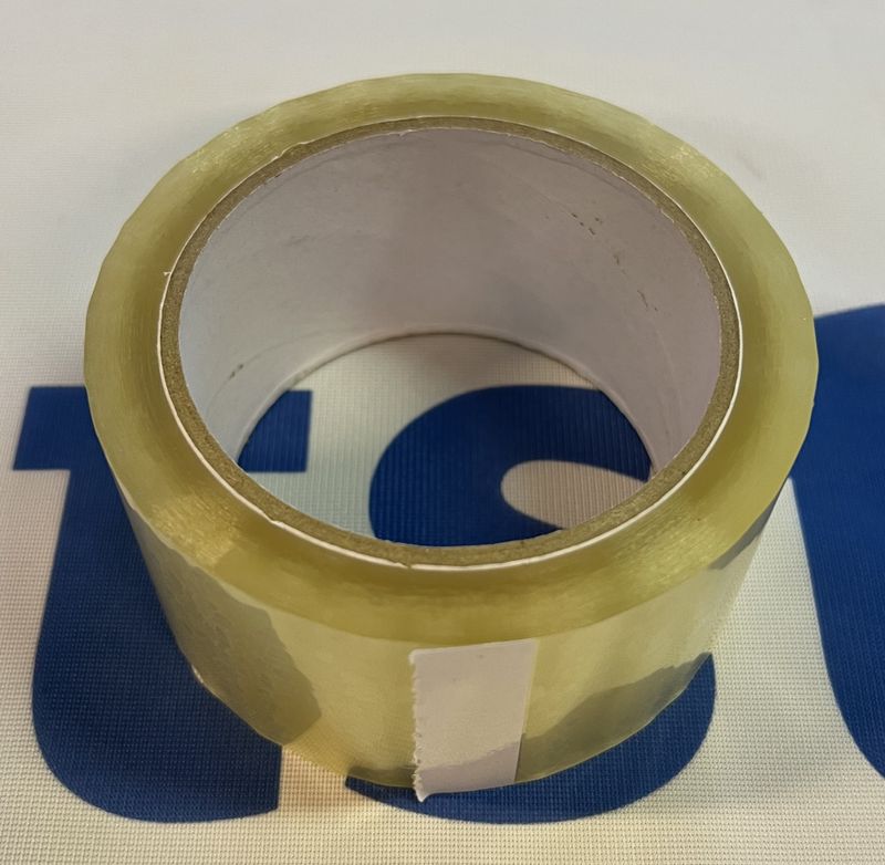 Pakketape PP Støysvak 50mm x 66m transparent