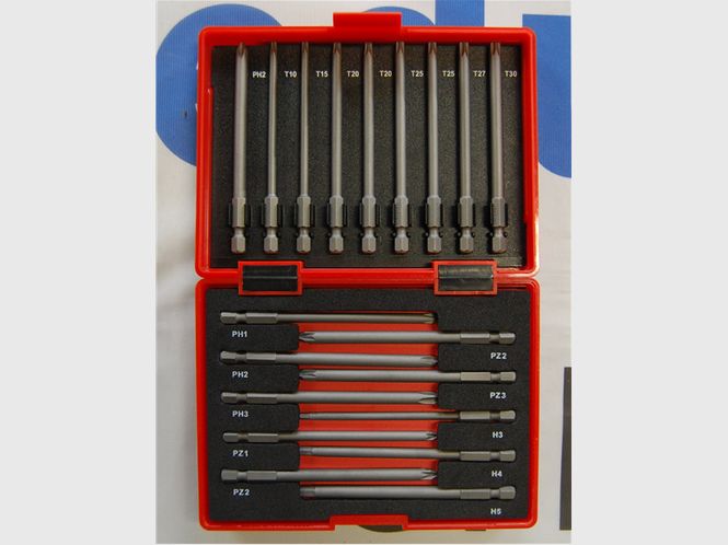 Hovedbilde Bitssats 19 bits 100mm PH,PZ,TX HEX T-B019