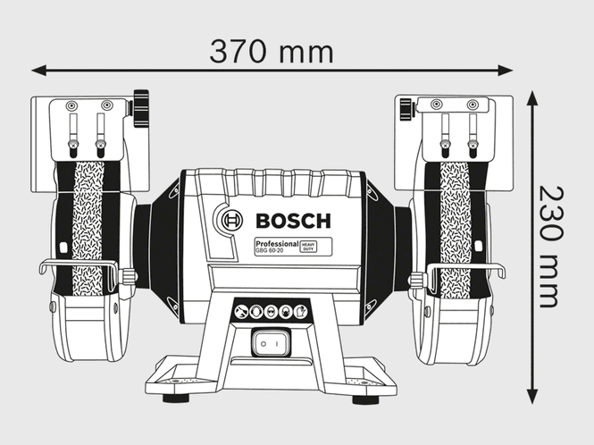 Hovedbilde Bosch Benkslipemaskin GBG 60-20