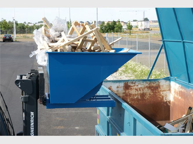 Hovedbilde Tippcontainer Standard 1100L Blå