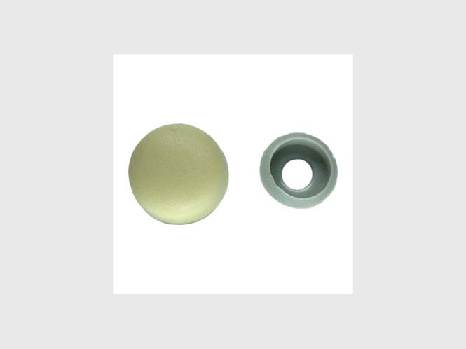 Bilde av 0762 Klips med hette Lys Beige 10,5 mm Universal ...