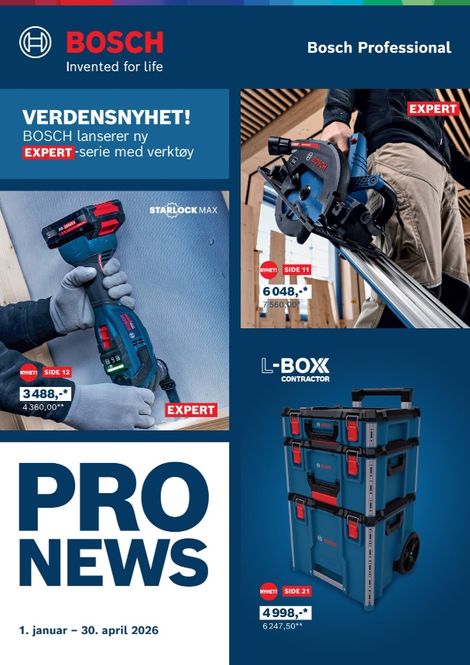 Hovedbilde Kampanjeblad fra Bosch 1-2026