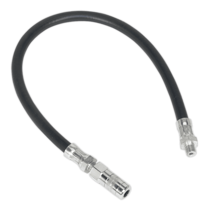 Hovedbilde Fleksibel gummislange til fettpresse med 4-veis klo 450 mm 1/8