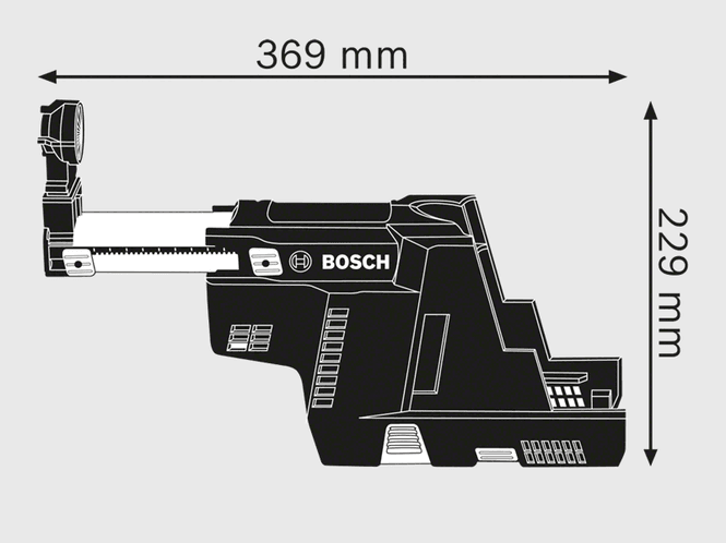 Hovedbilde Bosch Støvadapter GDE 18V-16 For borhammer
