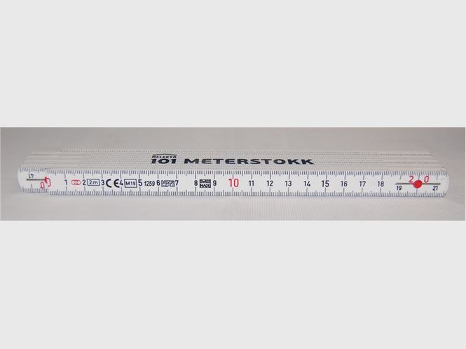 Hovedbilde Meterstokk 2 meter 3 i 1