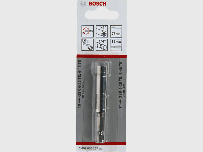 Hovedbilde Bosch Bitsholder m/mag m/ring 1/4