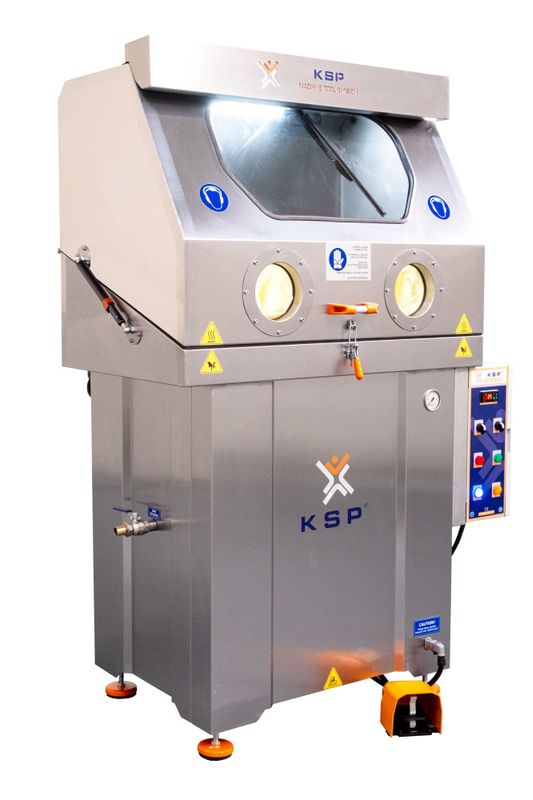 Manuell delevasker med høytrykk i lukket kabinett HPWM1100-AC