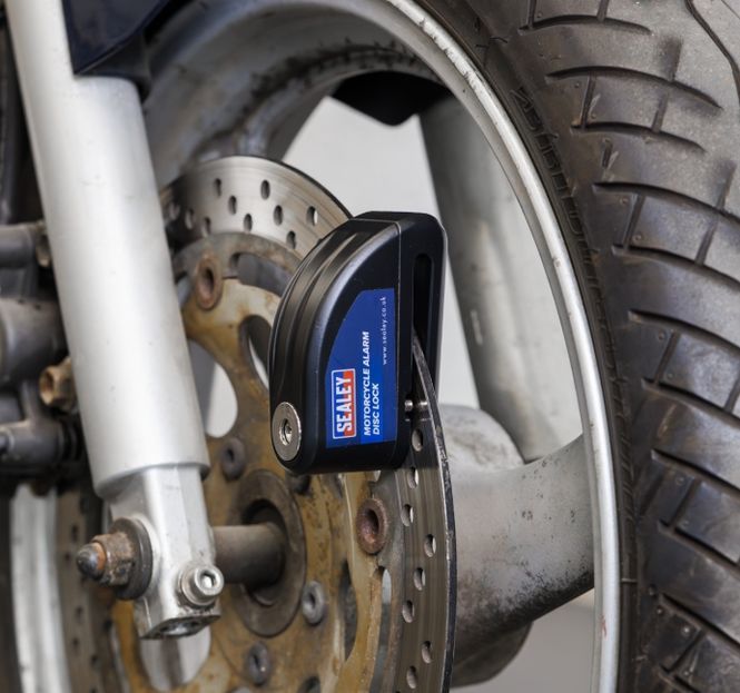Hovedbilde Motorsykkelalarm skivelås par DL5052