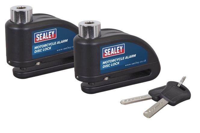 Hovedbilde Motorsykkelalarm skivelås par DL5052