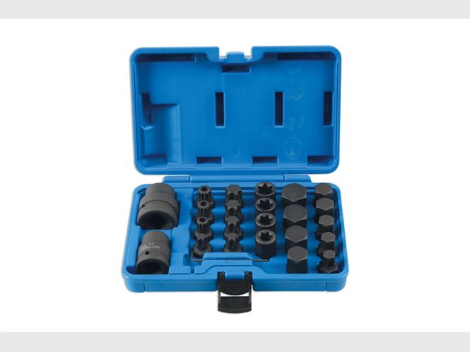 Hovedbilde Pipesett(Stort)Torx, Unbrako og 12 kant 3/4